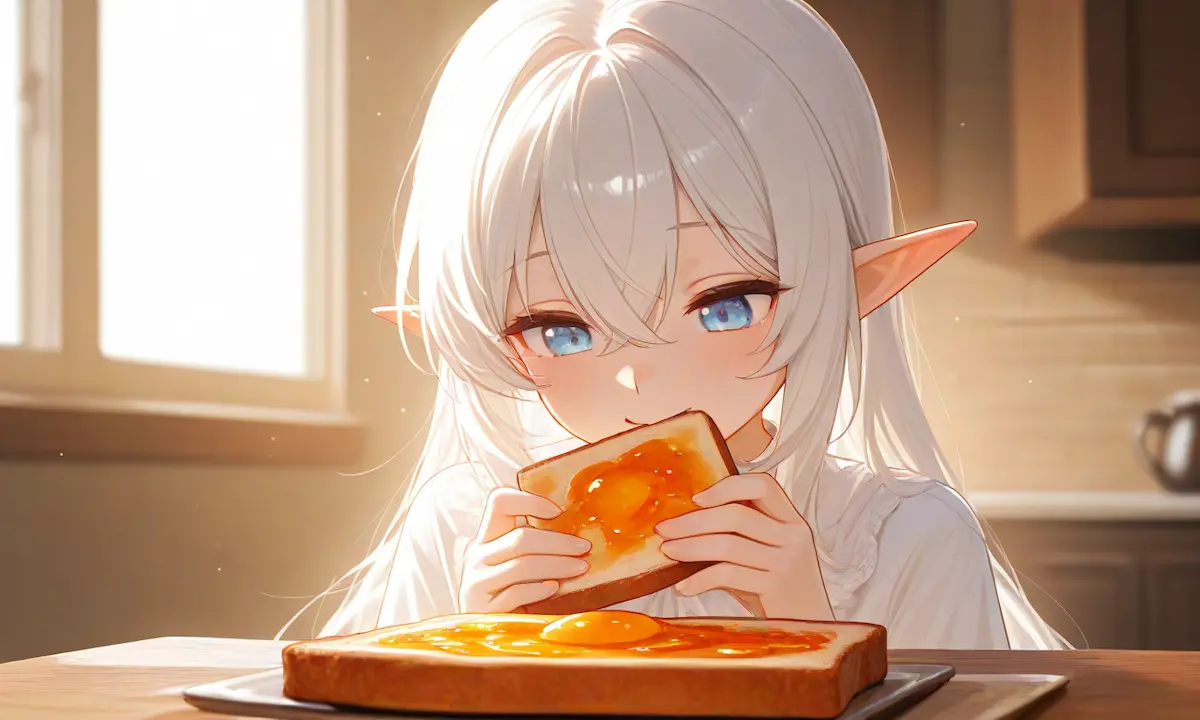 一人暮らし向けの朝食メニューがプレートに並んだ風景。栄養バランスの取れた簡単朝食の提案
