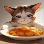 朝食の準備が整った5つのメニューが並んだテーブルの俯瞰図。時間短縮とルーティン化の効果を示す整理された朝食風景